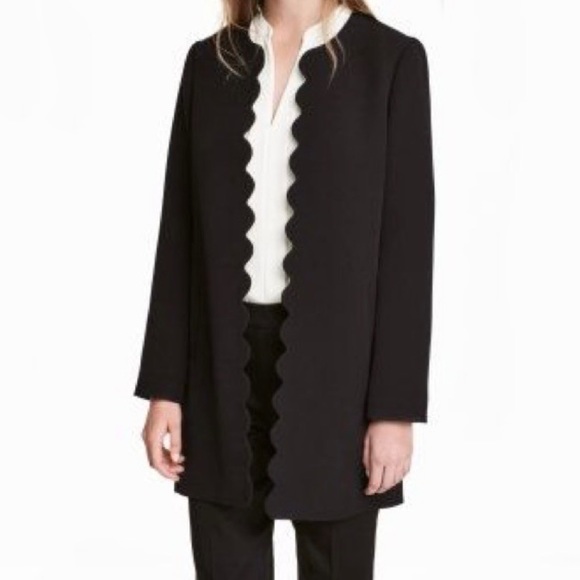 H&M Scalloped Coat - Picture 1 of 7